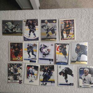 14-Card Vancouver Canucks Lot - Luc Bourdon Rookie, Sedin HOF & Legends